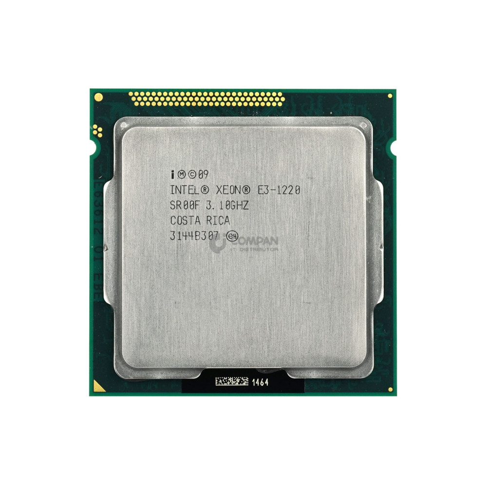 SR00F INTEL XEON E3-1220 3.10GHZ 4 CORE 8MB L3 CACHE 80W LGA1155